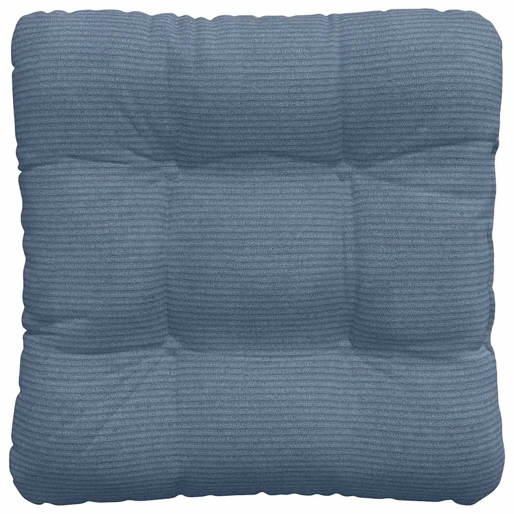 Cuscini per Seduta 4 pz | Cuscini per sedie Blu 45 x 45 cm Tessuto in Cords