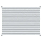 Vela Parasole | Telo Ombra | Vela da ombra solare Grigio chiaro e bianco 8 x 6 m