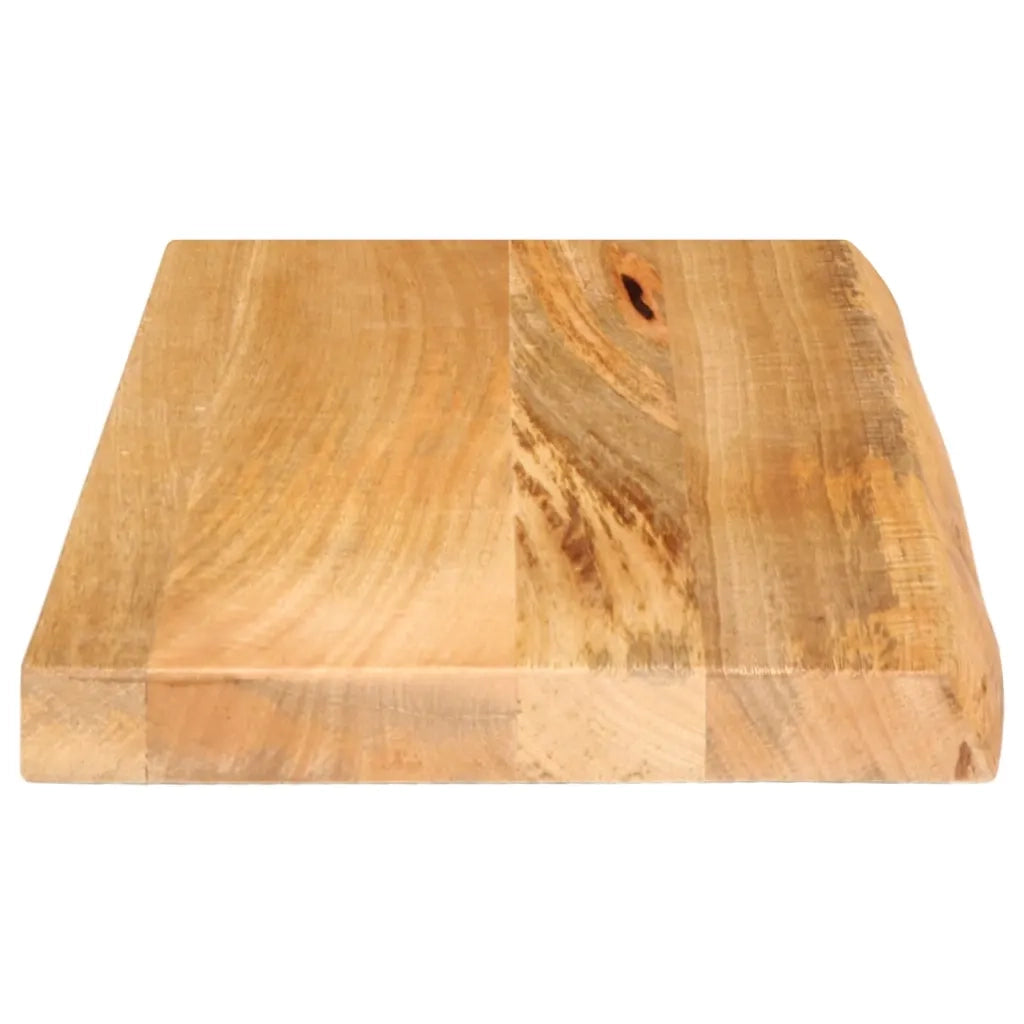 Piano Tavolo Bordi Vivi 60x30x2,5 cm in Legno Massello di Mango 370428