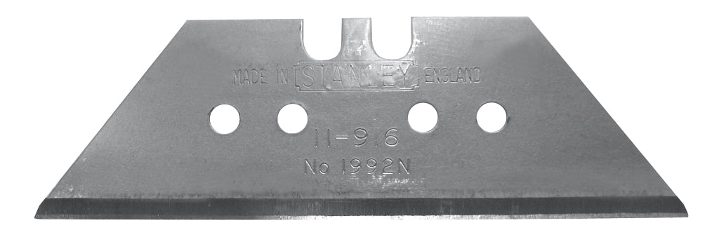 Stanley LAMA DI RICAMBIO A TRAPEZIO PER TAGLIERINI larghezza mm. 61  100 PZ.