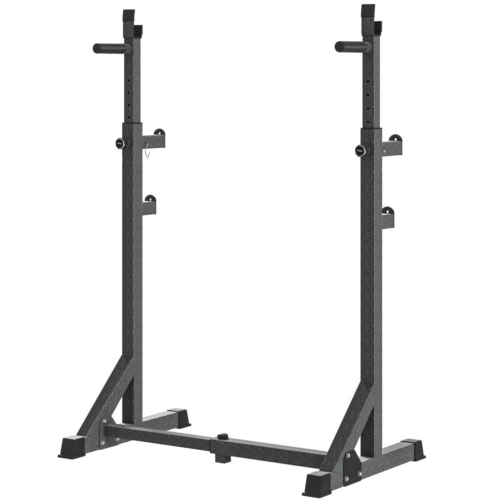 Supporto per Bilanciere Regolabile ¨C Xylo ¨C Acciaio Nero Carico 150kg