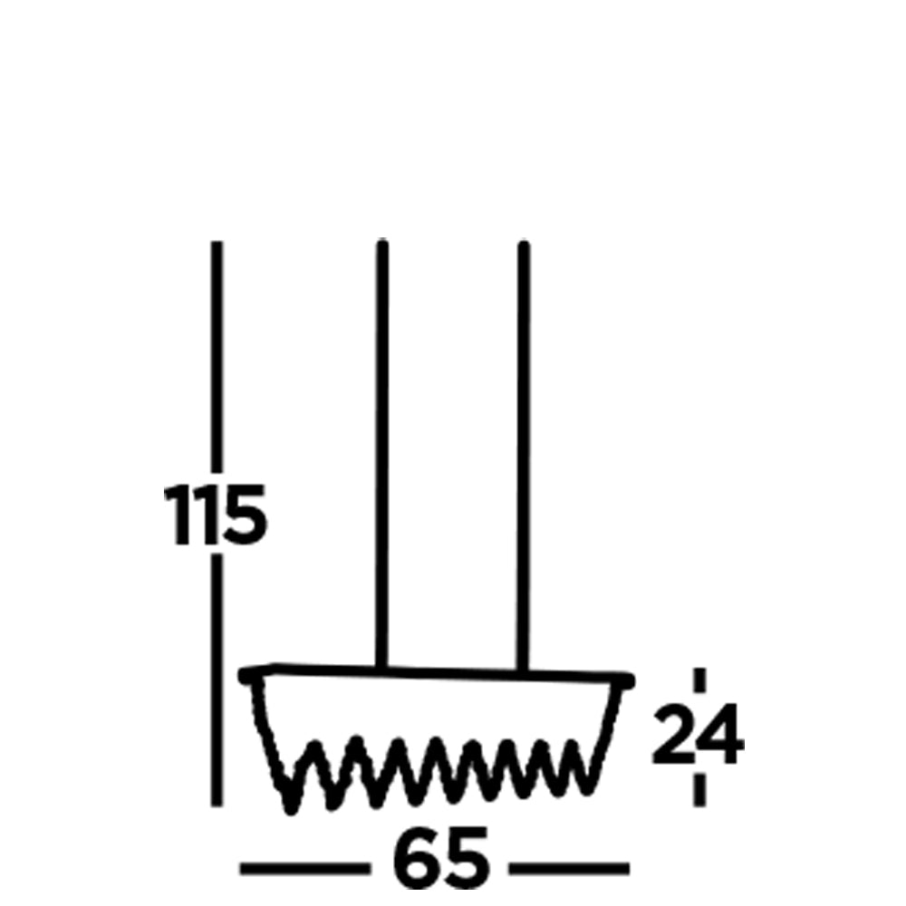 Lampadario Contemporaneo Drape Acciaio Cromo Vetro Trasparente Led 21W 4000K