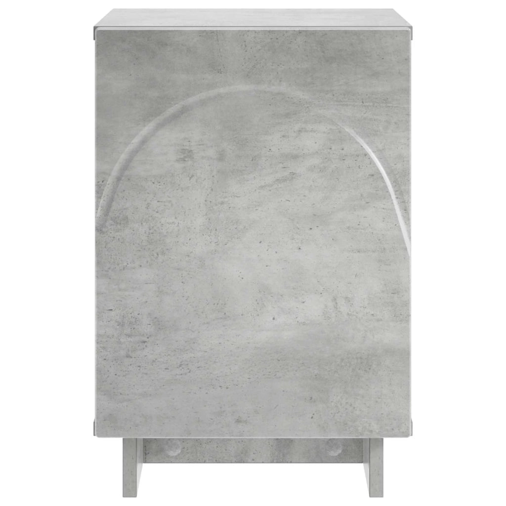 Armadio da Notte 2 pcs Grigio Cemento 33,5 x 34,5 x 50 cm 8011412