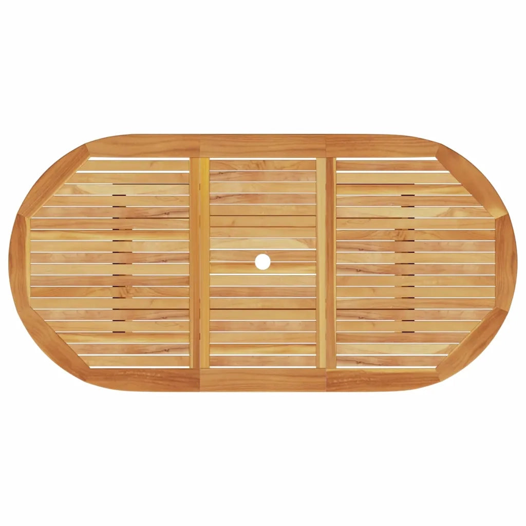 Set da Pranzo per Giardino 5 pcs Marrone 3375726
