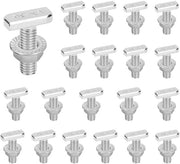 Set di viti e dadi a 6 facce in acciaio inossidabile Allecto Plus - 20 viti M8 T - Industria e assemblaggio di mobili
