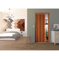 Porta a Soffietto da Interno 88,5x214 cm in PVC Florance Ciliegio
