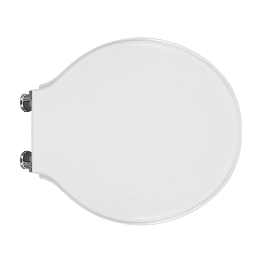 SEDILE WC SENESI PER VASO LUTEZIA FORMA 2- Bianco - Cerniere A passanti- CW- pezzi 1