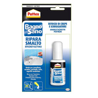 Ripara smalto BAGNO SANO PATTEX 50 gr ritocco scheggiature graffi porcellana wc doccia lavelli elettrodomestici