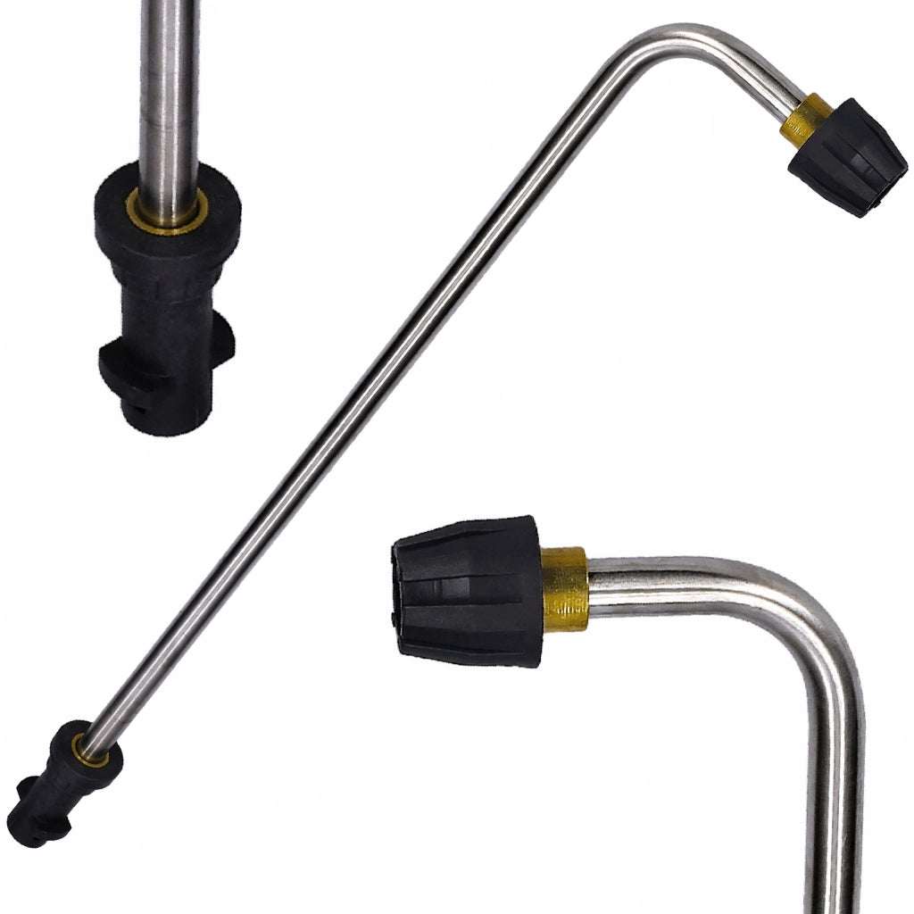 Lancia Ugello Angolare 90° – Compatibile con Idropulitrici Kärcher K2-K7 | Pressione Max 160 Bar | Filettatura M18