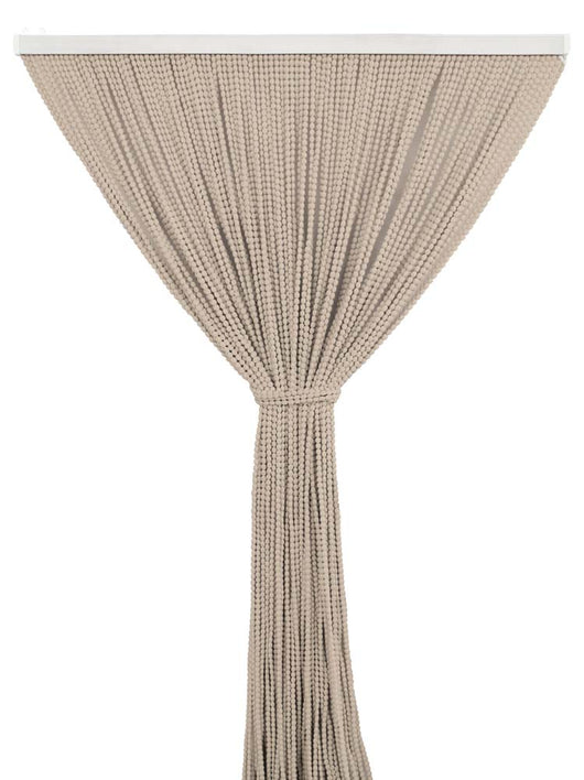 Tenda Antimosche per Porta Finestra a Pannello Con Telaio In PVC Beige - 120 x 220