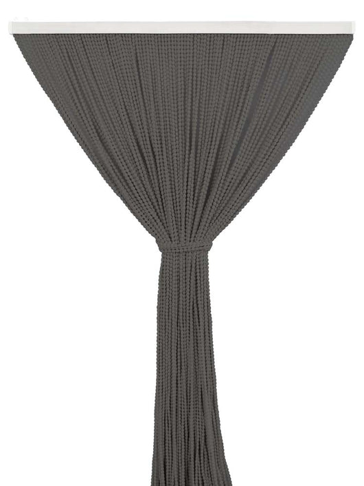 Tenda Antimosche per Porta Finestra a Pannello Con Telaio In PVC Grigio - 140 x 230