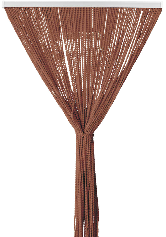 Tenda Antimosche per Porta Finestra a Pannello Con Telaio In PVC Marrone - 120 x 220