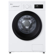 LG F4NA10S8NWK Lavatrice slim 8kg, Classe A, 1400 giri, Programma igiene con vapore, Top rimovibile, White