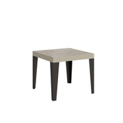 Tavolo Allungabile 90-246x90x77 cm Flame Cashmere Telaio Antracite