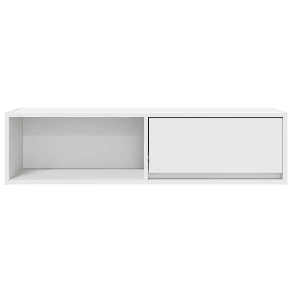 Mobile Porta TV Bianco 100x31x25,5 cm in Legno Multistrato 861472
