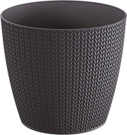 Pialla quadrata antracite 1L - 128x128x112 mm