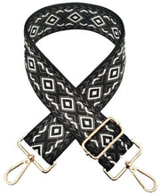 Rigido a Spalla Regolabile 72-130 cm - Cinturino Boho-Style - Cinturino per Borsa - Chiusura a Carabina - Cinturino in Nylon Duraturo - Hardware Robusto