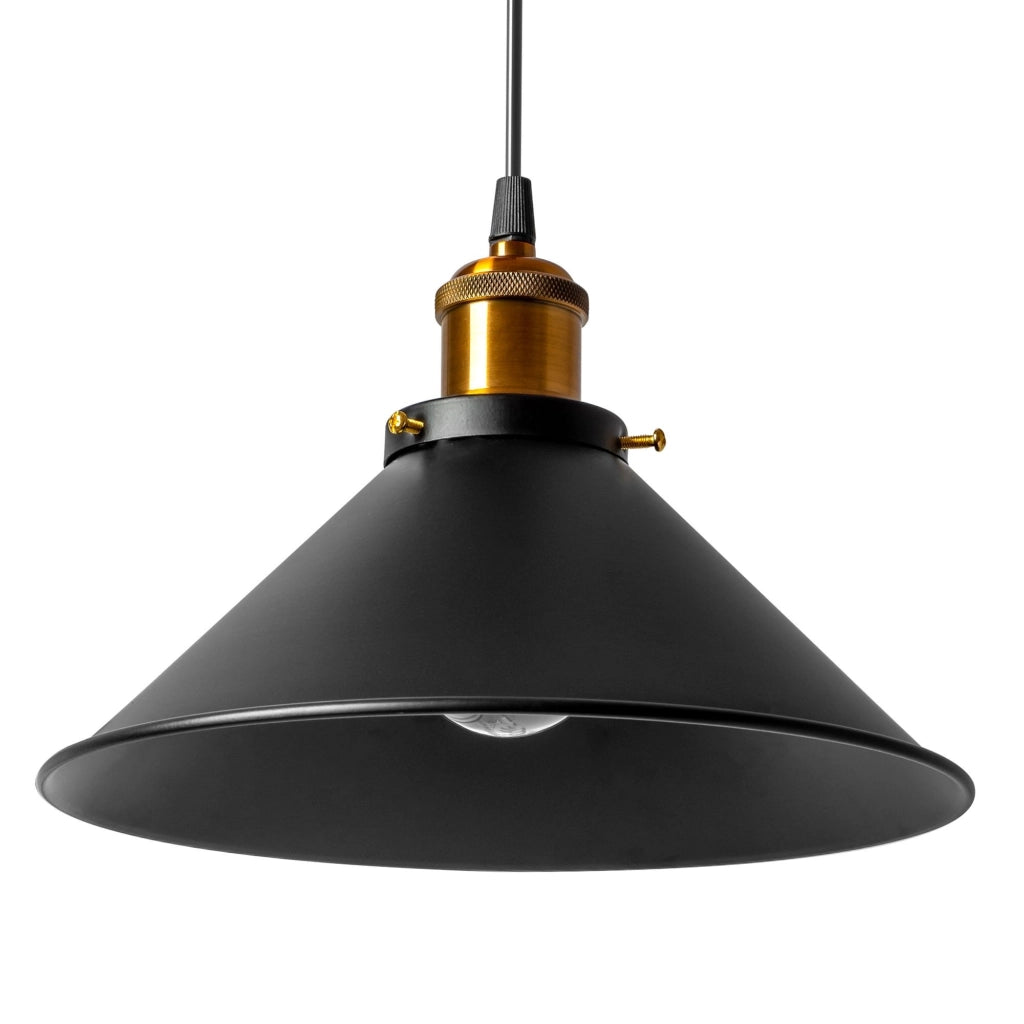 Lampada Da Soffitto Pensile Porto Black 3cp