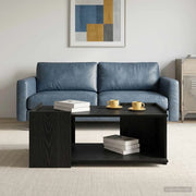 Tavolino da salotto Rovere Nero 90 x 50 x 33 cm 8000995