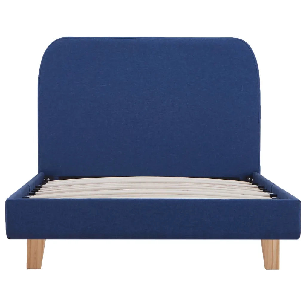 Giroletto senza Materasso Blu 90x200 cm in Tessuto