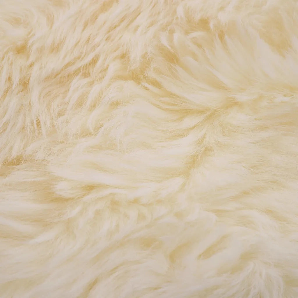 Tappeto in Pelle di Montone 60x90 cm Bianco cod mxl 65734