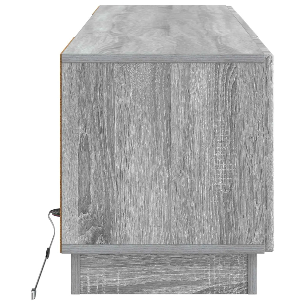 Mobile TV LED Sonoma grigio Legno ingegnerizzato 897351