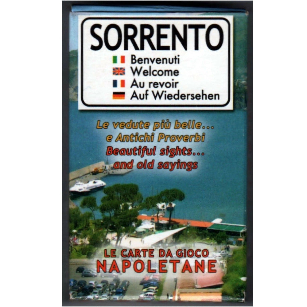Trade Shop - Carte Da Gioco Napoletane Sorrento Vedute Proverbi Gioco Di Carte Patinate -