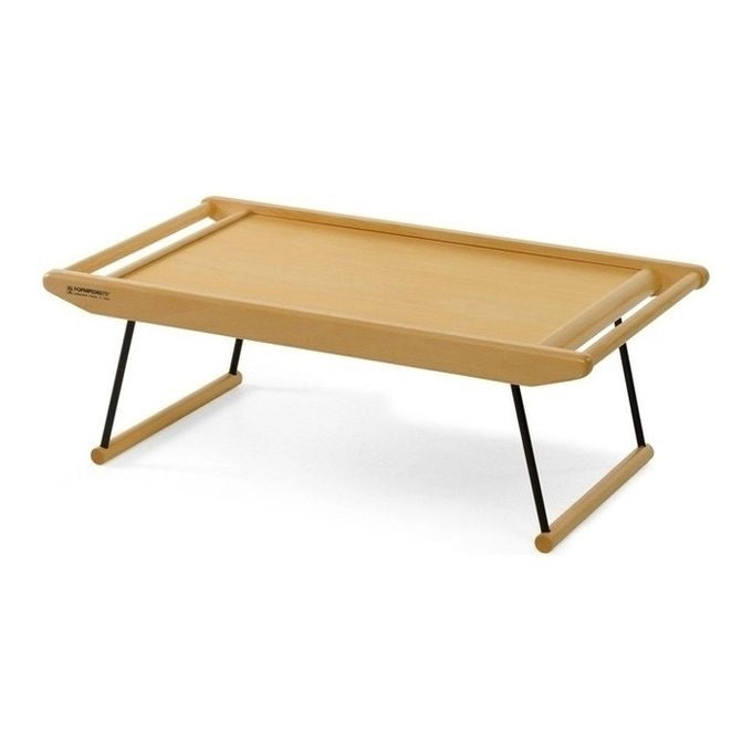 Foppapedretti 9900381103 Breakfast Vassoio Trasformabile in Leggio con Piano Inclinabile Regolabile e Gambe Pieghevoli a Scomparsa colore Naturale