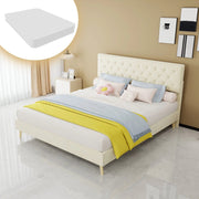 Letto Contenitore Imbottito ¨C MINIMAL ¨C Beige 160x200 con Materasso