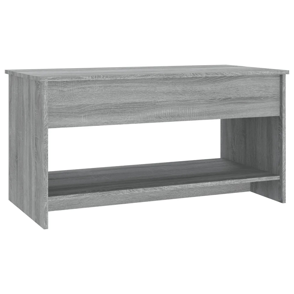 Tavolino Salotto Grigio Sonoma 102x50x52,5 cm Legno Multistrato 819291