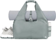 Sporttas grande per donne - tas per il fitness con tasca per scarpe - borsa impermeabile - borsa per weekend 20L - tessuto ripstop