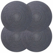 Sottobicchieri in juta 4 pcs Grigio scuro Ø 30 cm 42012308