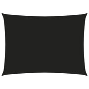 Vela ombreggiante/ombrellone rettangolare in tessuto Oxford 3 x 4,5 m nero 02_0009674