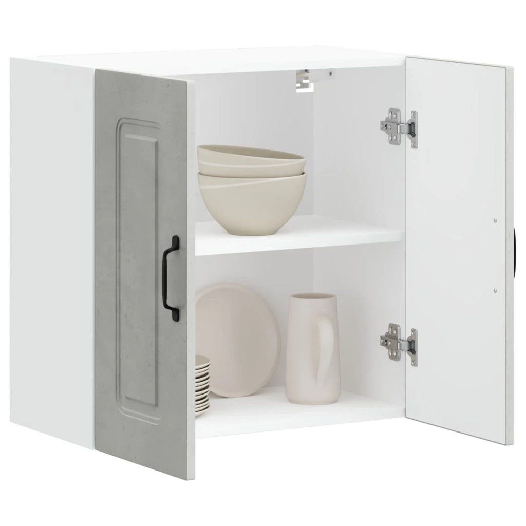 Pensile da Cucina Kalmar Grigio Cemento in Legno Multistrato 853581