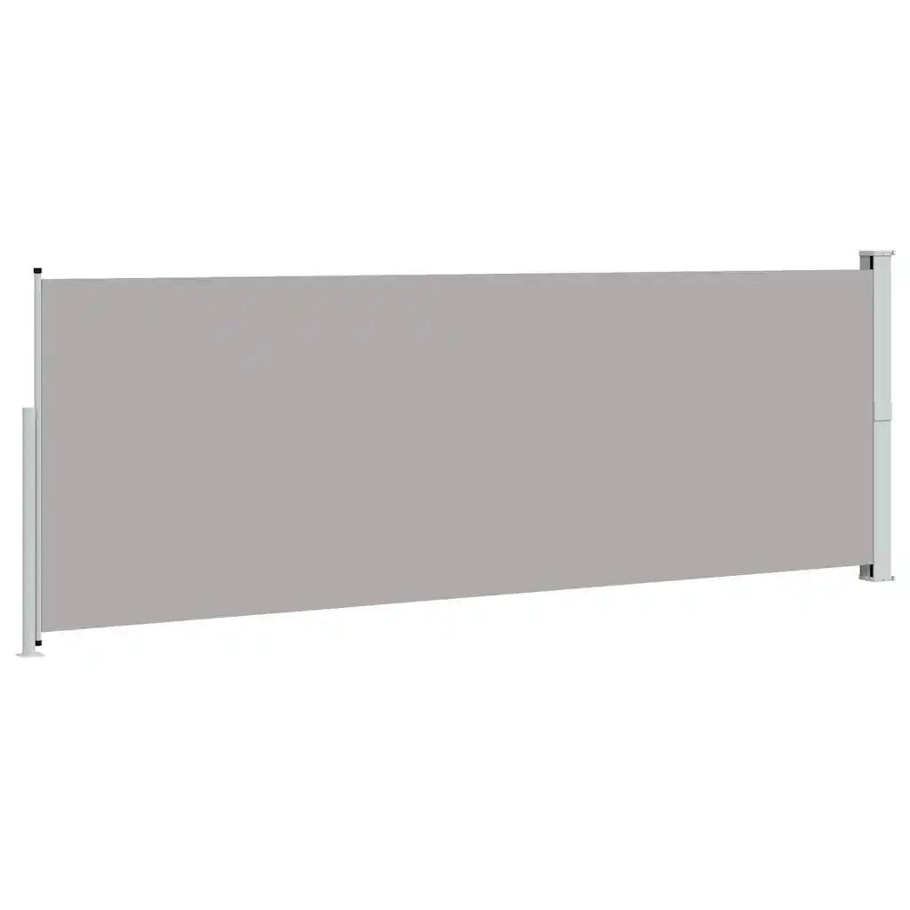 Tenda da Sole Laterale Retrattile-Tenda parasole per balcone 160 x 500 cm Grigia