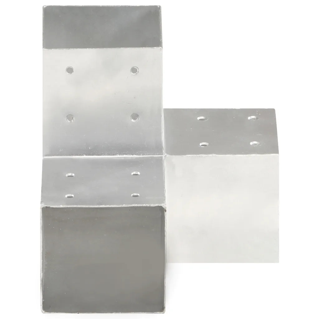 Connettori Pali a Forma di Y 4 pz in Metallo Zincato 101x101 mm cod mxl 68095