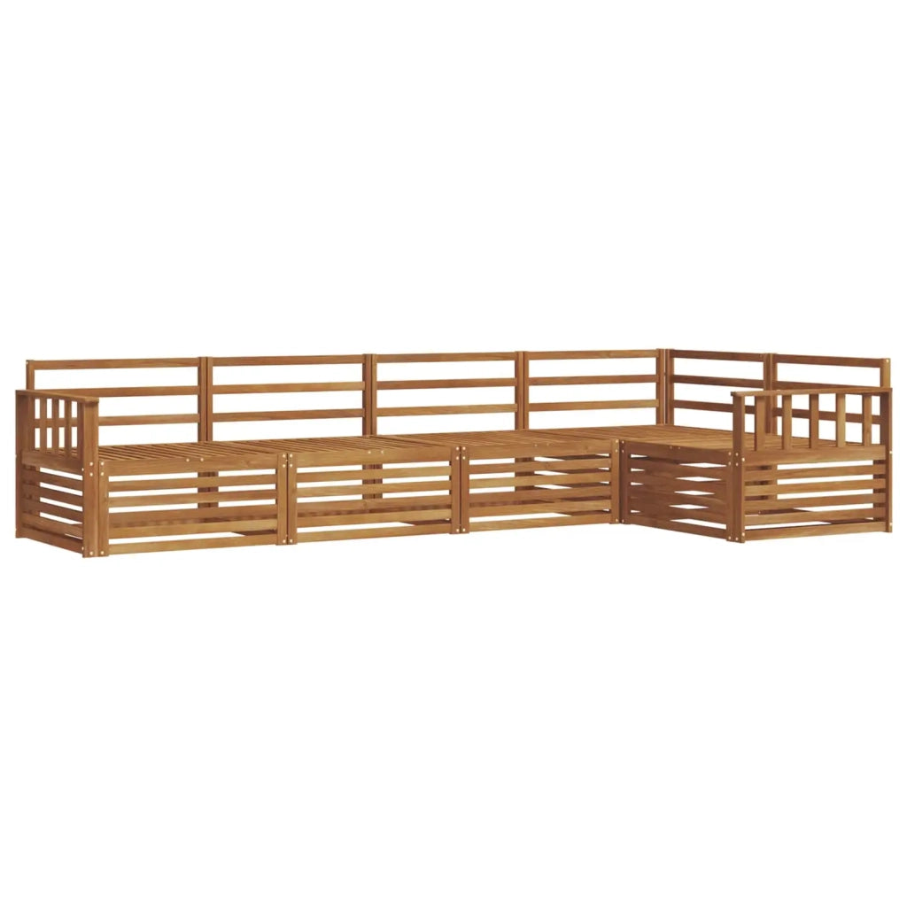 Set di divani da esterno 5 pcs Naturale
