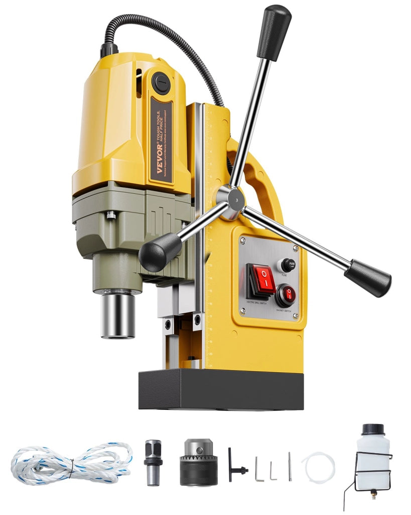 Robusto trapano magnetico ZT-40HA 1400 W, forza magnetica 12500 N, diametro di foratura 40 mm, 800 giri/min, per superfici metalliche