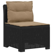 Divano da Giardino 4 Posti con Cuscini Aspetto Rattan PP 3443980