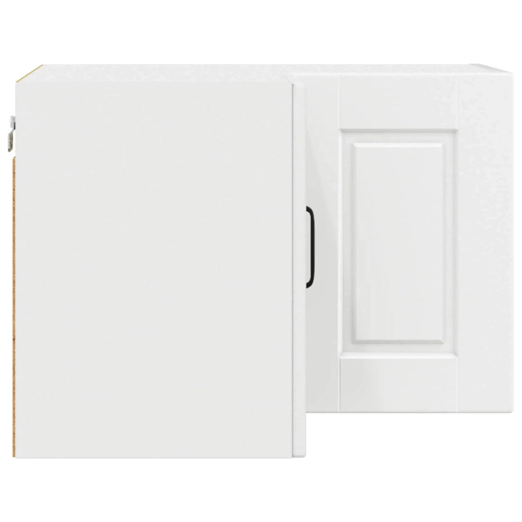 Mobile da cucina moderno da parete 57 x 57 x 40 cm pratico contenitore stile trendy legno ingegnerizzato bianco 02_0054299