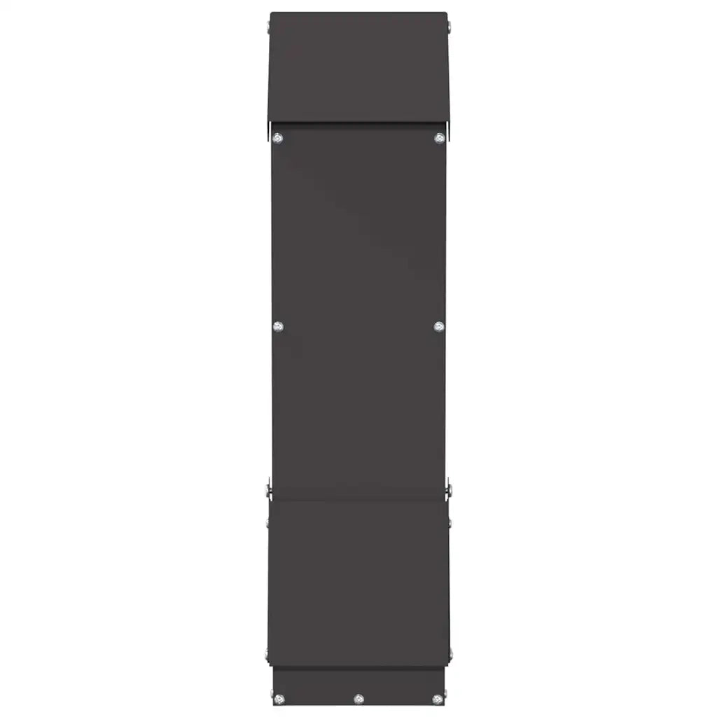 Feeder per pollo Nero 13 x 12 x 51 cm Acciaio laminato a freddo 874669