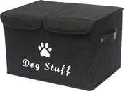 Cassetto di gioco per cani, cassa per animali domestici, scatola di archiviazione pieghevole, cassetto per attrezzi animali - nero