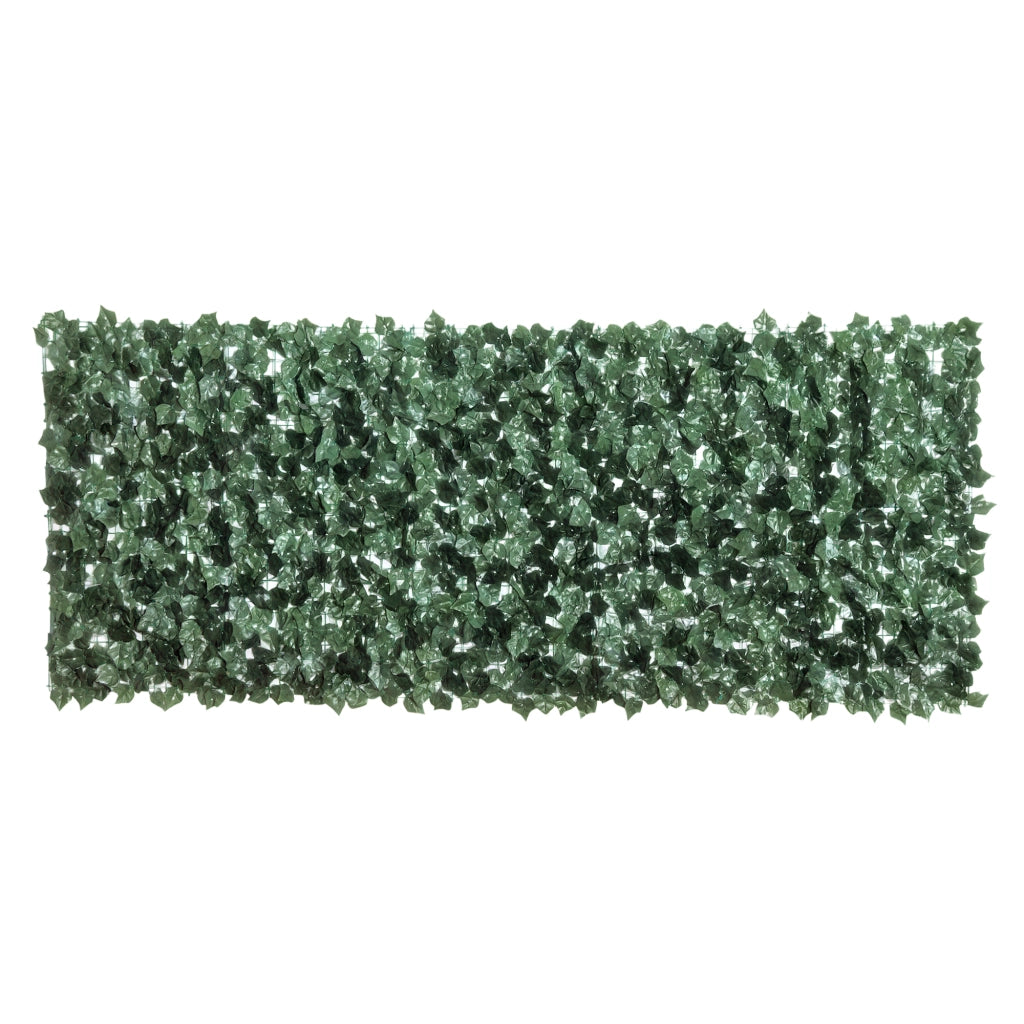 Siepe Artificiale in PE Anti-UV per Balcone e Giardino ¨C zephmum ¨C Verde Scuro 240x100cm