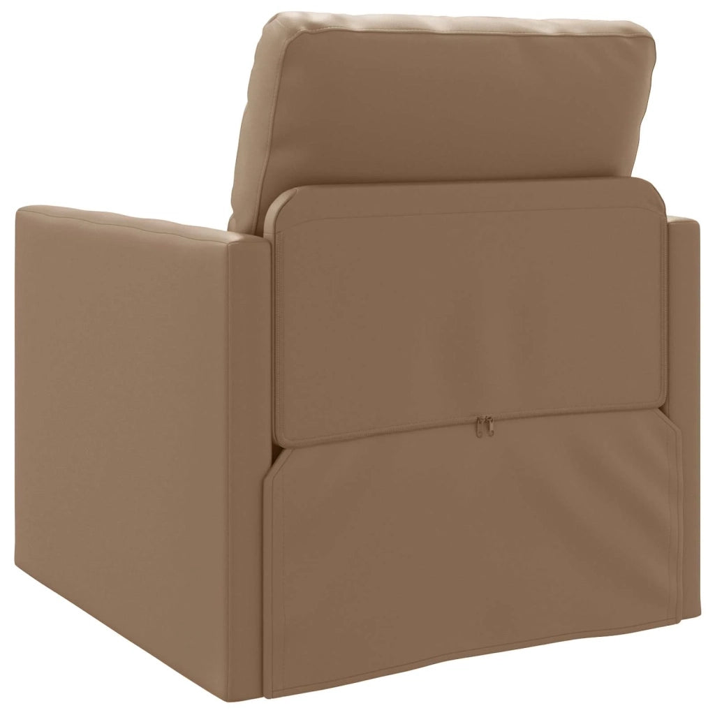 Divano letto 60cm Cappuccino Pelle Artificiale 4106634