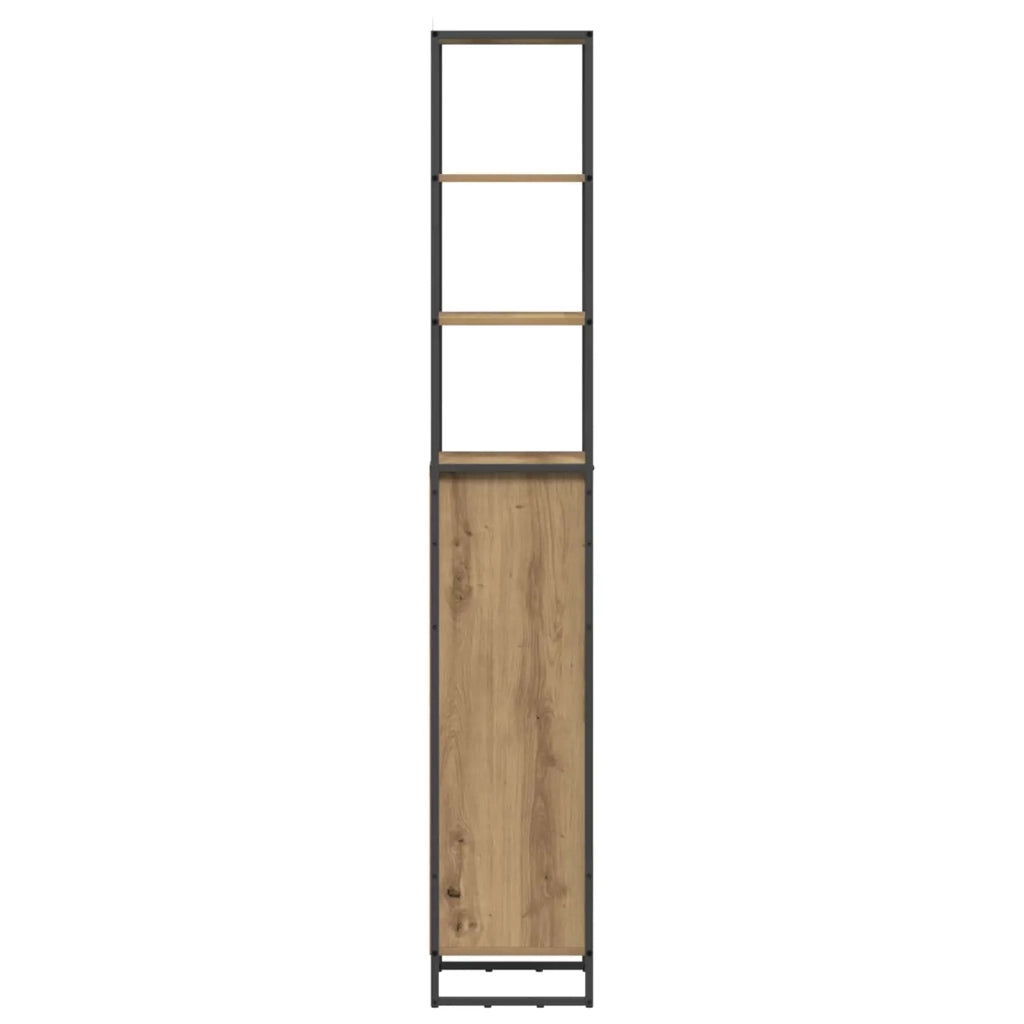Mobile da Bagno con porta Rovere Artigianale 40 x 30 x 180 cm