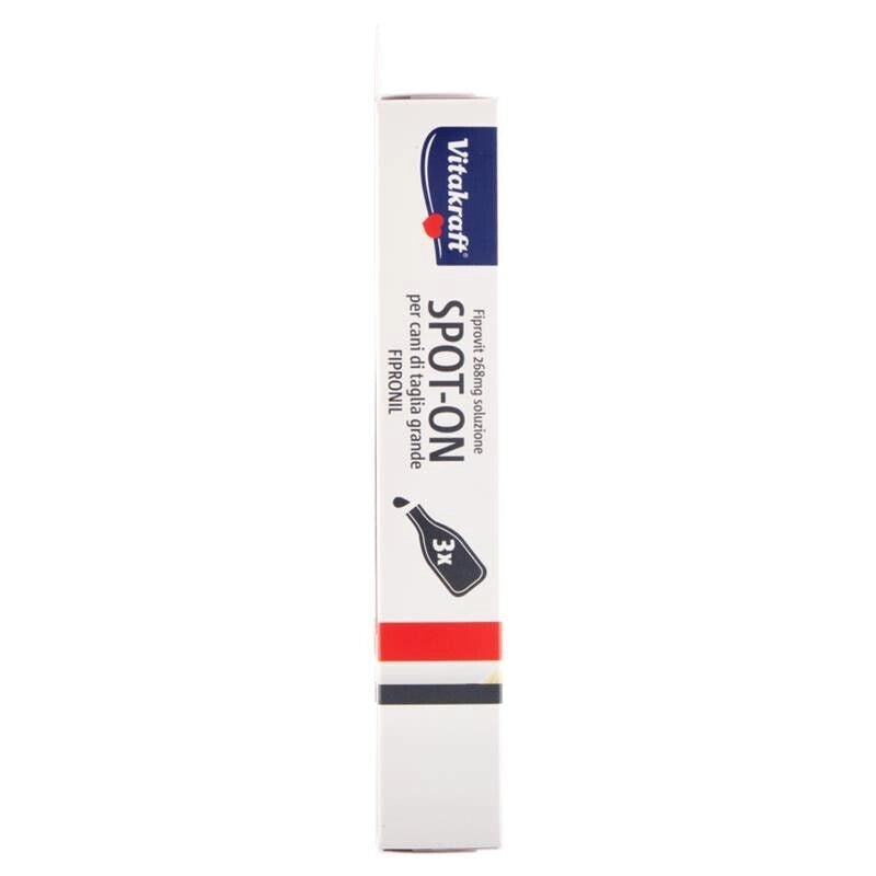 FIPROVIT 268 MG SOLUZIONE SPOT-ON PER CANI DI TAGLIA GRANDE FIPRONIL 3 X 2,68 ML