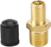 Tappi di scarico a doppia vite Schrader NPT con 1/4 pollice vite maschio NPT MPT standard con testa di vite e valvola per compressore di aria e serbatoi di aria