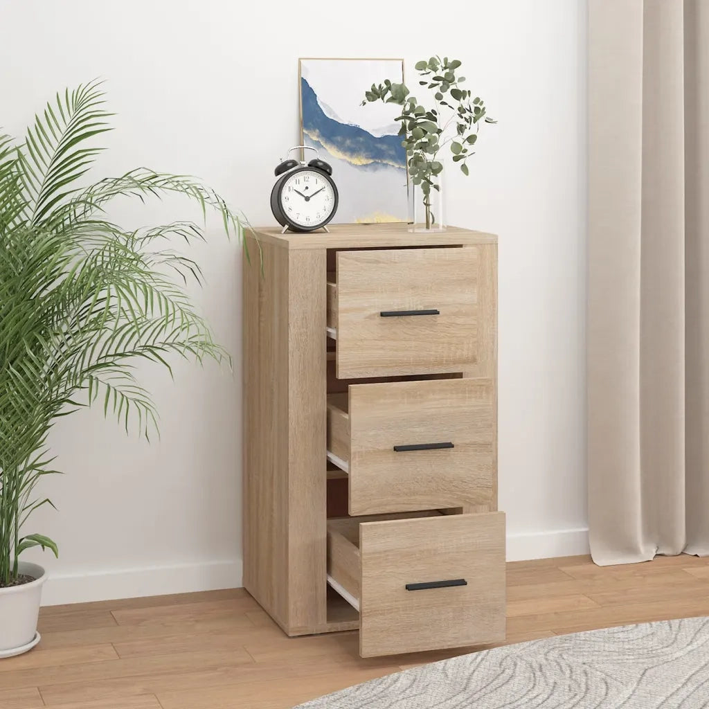 Credenza Rovere Sonoma 40x33x70 cm in Legno Multistrato 819423