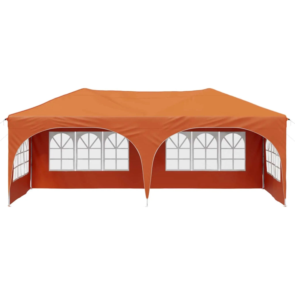 Tenda per feste a pop-up-Gazebo Arancione 575 x 288 x 245 cm 798745