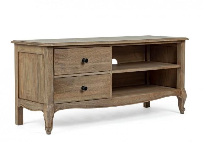 Mobile TV 2 Cassetti 115x40x52 cm in Legno